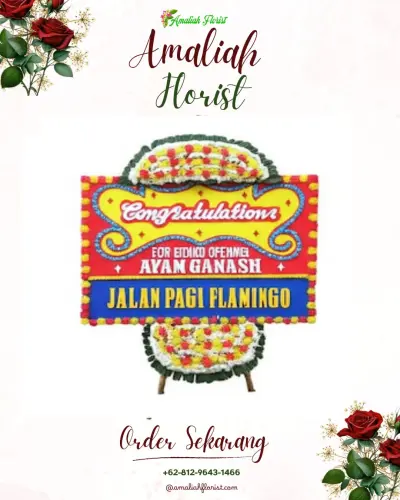 Bunga Papan Congratulation di Kutabanjarnegara